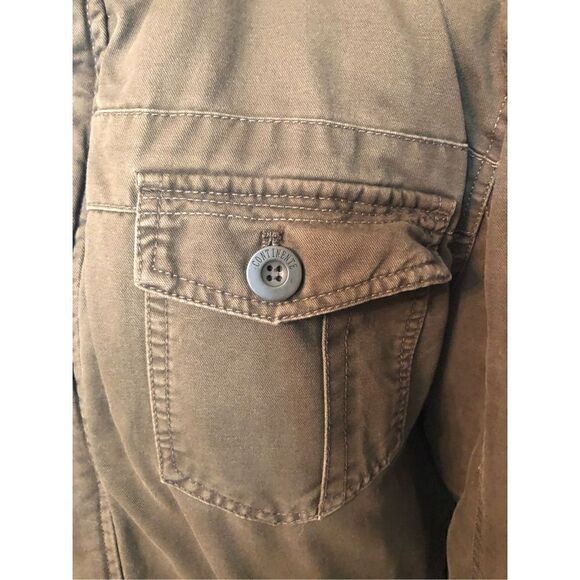 Continente gorpcore military green utility quilted vintage jacket - Picture 15 of 16